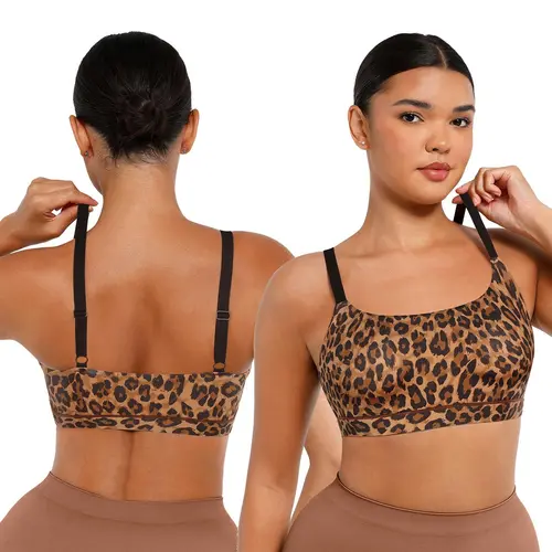 FeelinGirl Women's Unlined Wireless Bra Breathable Sports Bra for Everyday Wear Comfortable Fabric Womenswear Summervibes