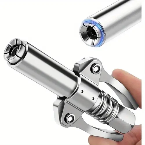 Leaking-Proof Grease Tool Coupler Toolkit - High-Pressure 12000PSI Grease Gun Kit in 1 Set, 0.32cm NPT Lubricating Oil Nozzle Accessory, Car Repair Wheel Bearing Tool,toolupgrade