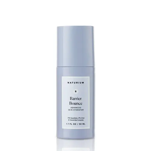 Naturium Barrier Bounce Serum (50ml) - 5% Squalane 2% Urea & Ceramide Face Serum, Plumps, Brightens, and Hydrates for Glowing Skin