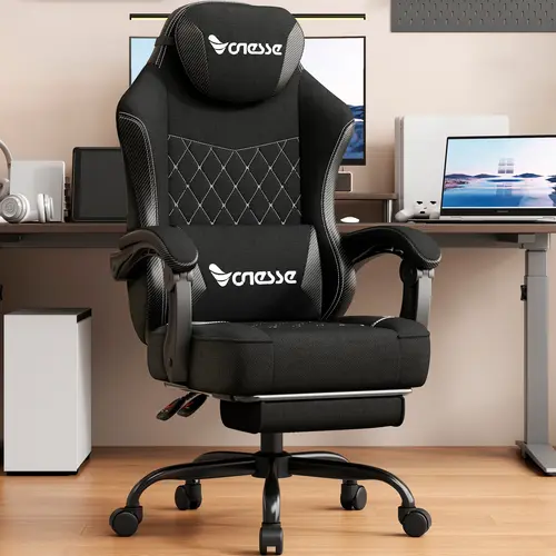 Vonesse  Gaming Chair, High Back Computer Chair, Large Gaming Chair with Foot Pedal , 160° Tilt Gaming Chair 300 lb recliner Office Chair Ergonomic Durable Adjustable Relaxation V3008A  summergarden