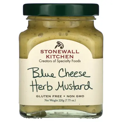 Stonewall Kitchen Blue Cheese Herb Mustard, 7.75 oz (220 g)