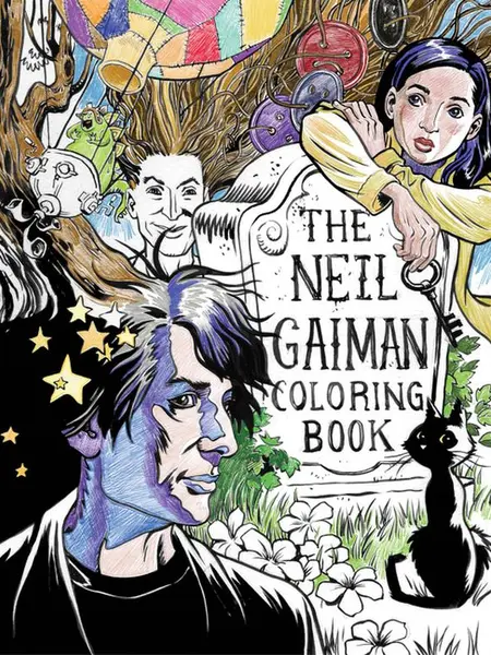 The Neil Gaiman Coloring Book: Coloring Book for Adults and Kids to Share by Neil Gaiman||Jill Thompson [Paperback Book]