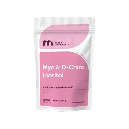Micro Ingredients Myo & D-Chiro Inositol Powder, Hormonal Balance & Ovarian Support