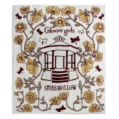 Gilmore Girls Stars Hollow Design Ultra-Soft Microfiber Throw Blanket - 50x60 in Travel-Ready Size, Cozy Warm Fuzzy Textile, Couch/Bed Lounge Accessory, Blanket Gifts for Gilmore Girls Fans