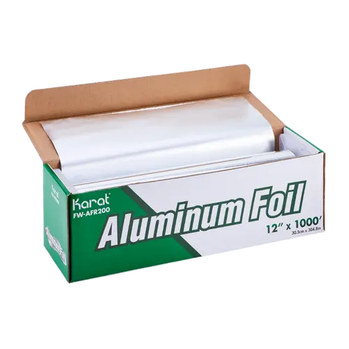 Karat 12" x 1000' Standard Aluminum Foil Roll - 1 roll