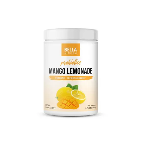 Bella All Natural Probiotics Mango Lemonade for Daily Use