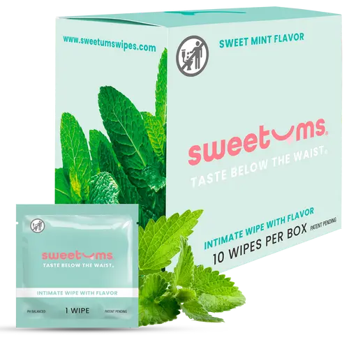 Sweet Mint Intimate Wipes – Flavored, pH-Balanced