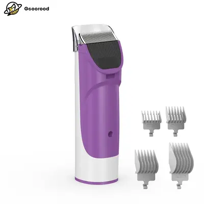 Geoorood Vacuum Clipper Attachment for G2-G3 Vacuum Kits - 1 Clipper Trimmer Head, 2x Replacement Stainless Steel Blades, 4 Sized Combs, Coat Maintenance, Neat & Tidy Grooming, Routine Trimming for Dogs & Cats, Easy to Attach,sohochic