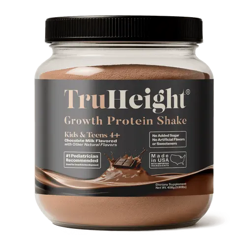 TruHeight Growth Protein Shake - Tall Nutrition for Natural Growth & Development - Protein Powder for Kids & Teens, Weight Gain Drinks - Ages 4+