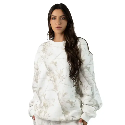 Comfrt | The Camo Crew | Soft Oversized Fit Cotton Camo Crewneck Pullover Sweatshirt