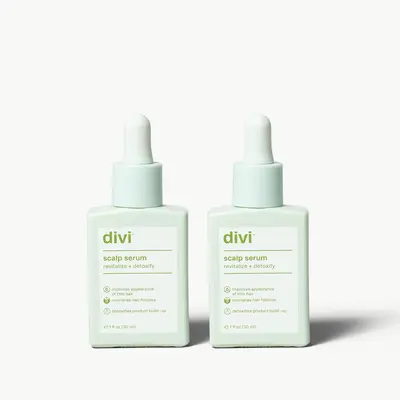 Scalp Serum Duo for Hair Thinning & Scalp Health, 2x 30ml | Divi