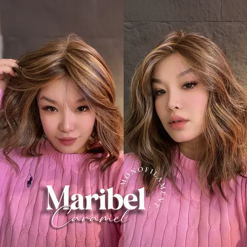 JBEXTENSION MARIBEL MONO Full Monofilament Wig 16 Inches Blonde With Dark Root Wave Mono Lace Wig With Anti-slip Silicone Strips Glueless Wig Maribel Mono【BENDY EAR TABS】