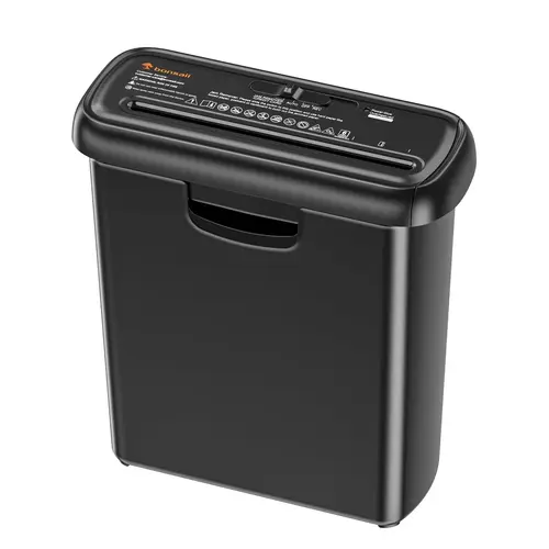 Bonsaii 6-Sheet Strip-Cut Document Shredder - Portable Mini Paper Shredder, Office Equipment with Extendable Arms, Overheat Safety Protection, No Included Basket, Ideal for Home/Office Use,sohochic