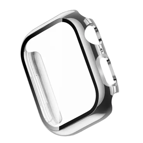 MISSAIR Solid PC Smartwatch Case with Built-in Screen Protector, Touch Stays Smooth, Compatible with 40/41/42/44/45/46/49mm Smartwatches, Durable Protective Smartwatch Accessories,sohochic