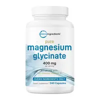 Micro Ingredients Pure Magnesium Glycinate 400mg Per Serving, 240 Capsules