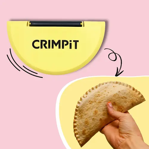 Large CRIMPiT Tortilla Sealer (10-12" flour tortillas)  - Mess-Free Meals, Versatile Cooking, Endless Recipe Ideas, Perfect for Leftovers - Kitchen, Utensils