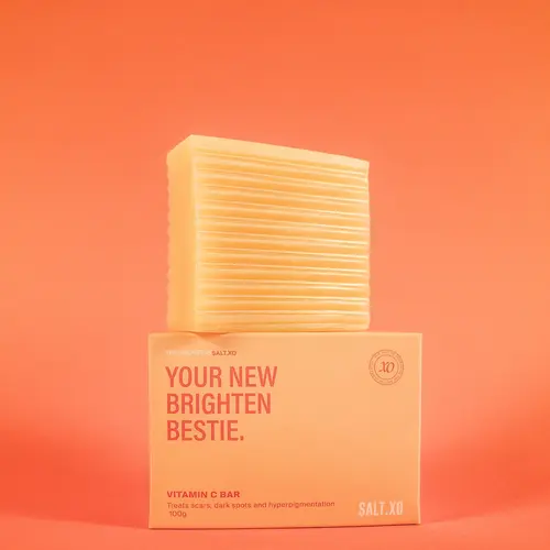 Salt.Xo Tumeric Body + Face Bar with Lemon Juice and Aloe for Blemish Improvement - Skincare