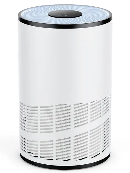 HEPA Air Purifier for Home Bedroom Up to 960ft² with 25dB Sleep Mode, 360°Air Intake, Advanced Filter, and Real-Time Air Quality Monitoring