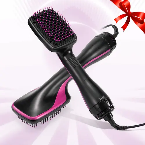 2 in 1 Hair Dryer Brush, Negative Ion Hair Dryer Brush, Hot Air Brush, Hair Styling Tool for Women & Girls, Hairdressing Tool, Hair Dryer Blower, Blow Dryer Comb, Multifunctional Blow Dryer