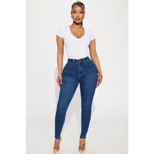 Can't Deny You Sculpting Skinny Jeans - Dark Wash