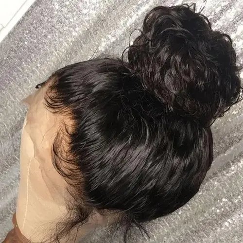 BLING HAIR Women's 360 Lace Front Human Hair Wig, Brazilian Wavy, Transparent Pre-Plucked, 180 Density, 13x4-13x6 Lace Frontal Black Wig, Adjustable, Side Part, #TikTokShopHolidayHaul,sohochic