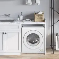 ROVSUN Portable Front Load Tumble Dryer - 1.5/2.6 Cu.Ft Stainless Steel Tub, Fluffy After Dry, Wallmount Stable, for Apartment & Dorm, White,sohochic