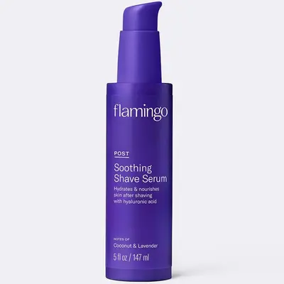 Flamingo Soothing Post Shave Serum with Coconut and Lavender for Women | Lightweight Aftershave | Comfort