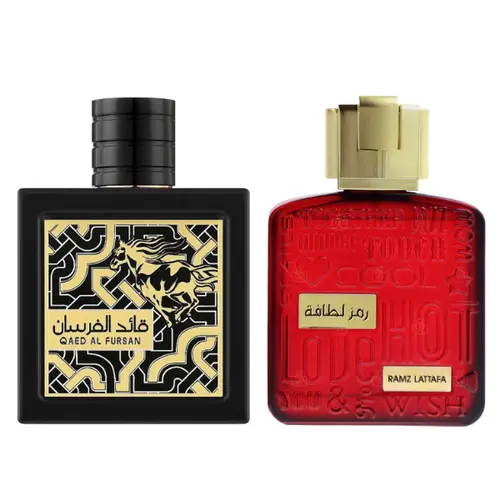 Qaed Al Fursan Untamed + Ramz Lattafa Silver – 2‑Piece Men’s Fragrance Bundle (100ml Each)