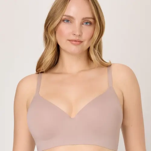 Maidenform Barely There Underwire T-Shirt Bra Womenswear No Show Comfortable Modern Open Neckline Convertible Straps