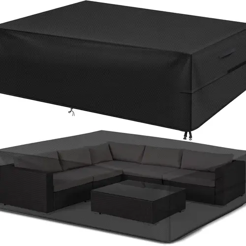 Patio Furniture Covers, Extra Large Outdoor Furniture Set Covers Waterproof, Rain Snow Dust Wind-Proof, Anti-UV,dorm essentials,home essentials,sohochic
