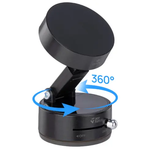 Joytutus Upgraded Magnetic Phone Mount for Car Compact Lightweight Vacuum Suction Cup Holder with Double Row N52 Magnets, Smooth Octopus Suction Pad, Secure Grip, Car Interior Accessory for Vlog Creators, Phone Holder For Car, Car Interior Accessories,t,t