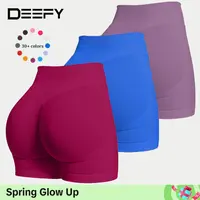 DEEFY Impact Shorts Gymwear Women Yoga Fitness Gym Sportswear Workout Hidden Scrunch Butt Lifting 4.5" Seamless Shorts #BackToSchool