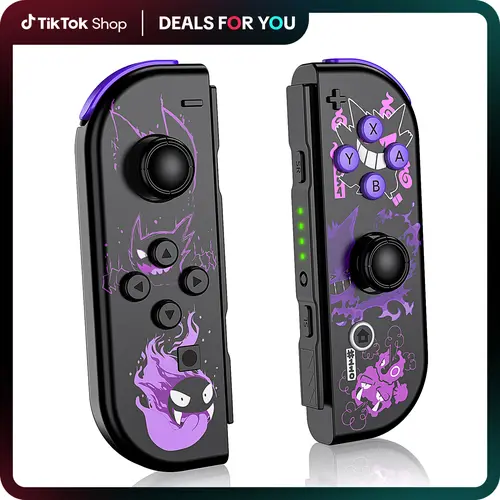 JORREP Wireless Gamepad for Switch, L/R Game Controller with Dual Wireless Control - Ghost 03 Gaming Console Accessory, E-Commerce Gaming Accessories,sohochic