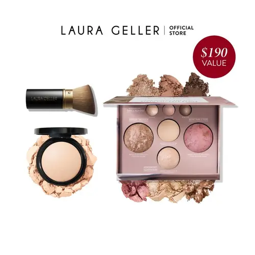 Laura Geller Baked Starter Kit - Full Coverage (3PC) Makeup