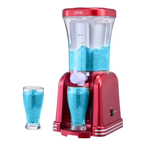 【DealsForYouDays】VEVOR Slushy Machine for Home 32oz Tank Home-use Margarita MachineSmoothie Frozen Drink Maker with Food-grade MaterialsSlushie Machine for Home DIYKids PartiesRed