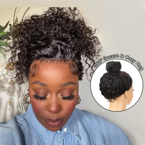 [NEW IN] OQ HAIR Water Wave 360 Lace Frontal Wear Go Glueless Wig Bleached Knots Pre-Cut Lace Invisi Drawstring Human Hair Wig #SohoChic #TikTokShopBackToSchool