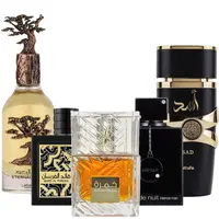 Lattafa Men's Floral Scents Gift Bundle --- ETERNAL OUD + KHAMRAH + CLUB DE NUIT INTENSE + QAED AL FURSAN UNTAMED + ASAD --- Men's Cologne, Elegant Alluring Fragrance for Father's Day Mens Gifts ---