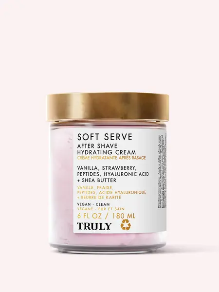 Soft Serve After Shave Hydrating Cream  - Bright Strawberry & Warm Vanilla Scent