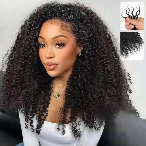 Cheetahbeauty Unisex Kinky Curly Human Hair Extensions with Curled Strands for Boho Braids, Pre-Separated Crochet Base Bulk Hair, Dye/Bleach Safe, 12-30 Inch (14 Inch Option), Long, 50g/Pack Hair Braids #SohoChic #tiktokshopstockup