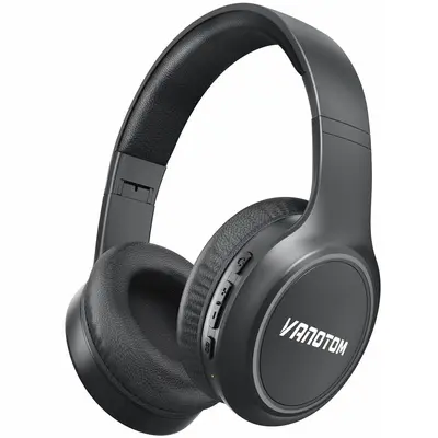 VANOTOM Wireless Bluetooth Headphones - Over-Ear, Foldable, Memory Foam, Wired Cable Option, for Gaming, Phones, Computers - Ideal for Back-to-School, Outdoor Use, Halloween Christmas Gifts, Gaming Stuff, Workouts
