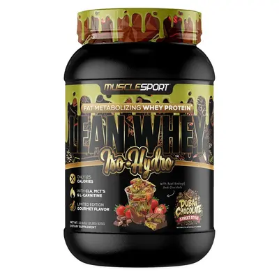 MuscleSport Whey Iso-Hydro Protein Powder (2LB) - 25g Fast-Absorb Whey, High-Protein Fitness Supplement, Nutrition Boost, Digestive Aid for Athletic Performance & Body Goals, Ideal for Gym Enthusiasts