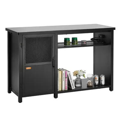 VEVOR Aquarium Stand,  75 Gallon Fish Tank Stand, 52 x 19.7 x 32.3 in Steel and MDF Turtle Tank Stand, 626 lbs Load Capacity, Reptile Tank Stand with Storage Cabinet and Embedded Power Panel, Black
