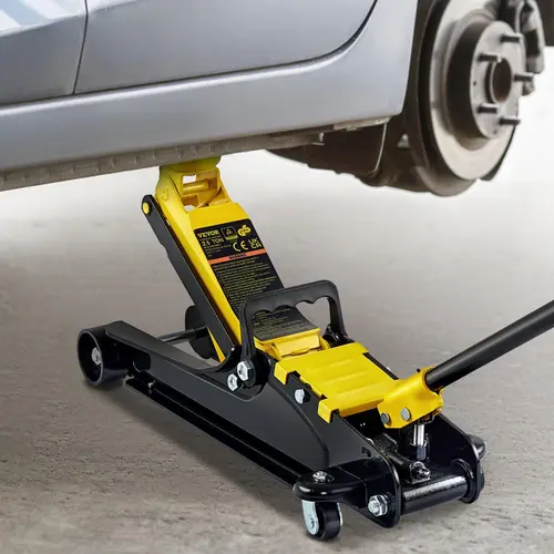 【toolupgrade】VEVOR Low Profile Floor Jack, 2.5T/3T Single/Dual Piston, Heavy Steel Long Lever Hydraulic Pump, 5500lb Capacity, SUV Car Accessories, Car Tools, 800Mm