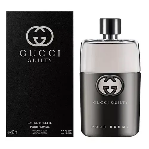 Gucci Guilty by Gucci Men's EDT Cologne - 3 oz / 1.6 oz Masculine Aromatic Citrus Woody EDT Perfume with Distinct Woody Aroma Natural Fragrance Base