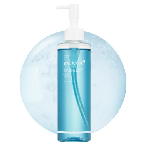 [medicube] Zero Pore Blackhead Cleansing Oil | Moisturizing Makeup Remover for all skin types, Low-Irritation | Korean Skin Care