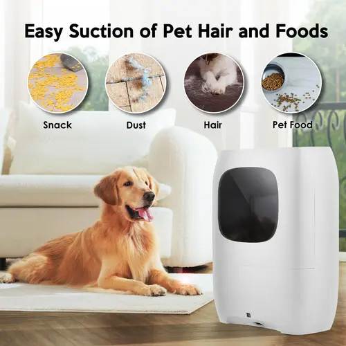 Vacuum Cleaner, Automatic Dustpan & Touchless Vacuum ,Large Capacity, Strong  suction，Applicable to Multiple Scenarios