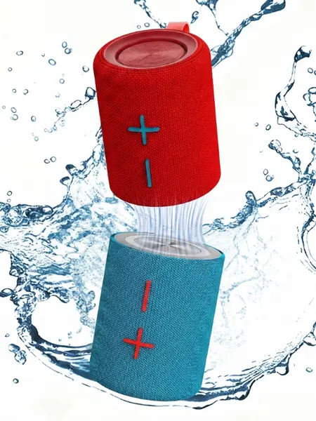 TWINS Portable Bluetooth Speaker with Magnetic 2-in-1 Design IPX4 Water Resistant 10H Playtime TWS Pairing BT5.3 FM Radio for Home Party Outdoor Beach Audio Stereo 20W Subwoofer Dophin Audio