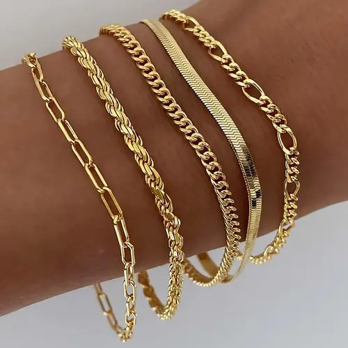 Dearmay Unisex Trendy Jewelry Bracelet Stacks - Silver-Plated Alloy Waterproof Cute Accessories with Lobster Claw: Tennis, Cubic Beaded Link, Summervibes Paperclip, Dainty Stackable Cuban Link, Geometric Beads, Luxe Bling for Daily Wear Gifts