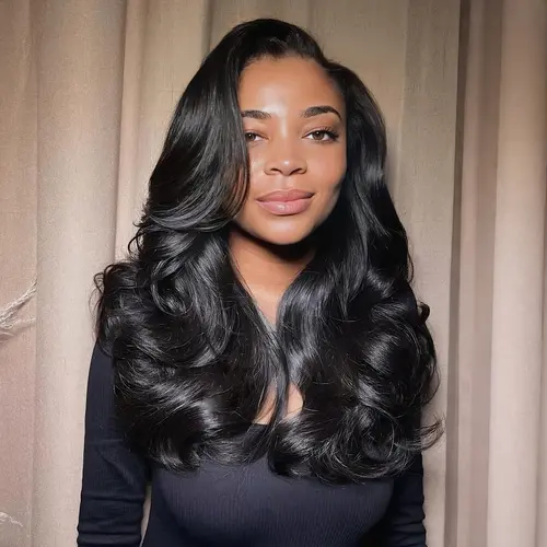 Recool Pre-Layered V Part Loose Body & Beach& Burmese Curly Human Hair Wig,Minimal Leave Out, Heat Resistant, Beginner-Friendly, No Sew-In/No Glue, Brazilian Human Hair Wig for Back To School #SohoChic #TikTokShop, Kinky Curly Wig, Heat Resistan
