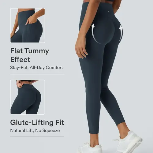 Halara UltraSculpt High Waisted Scrunch Butt Lifting Tummy Control Pocket Shaping Training Leggings #BackToSchool